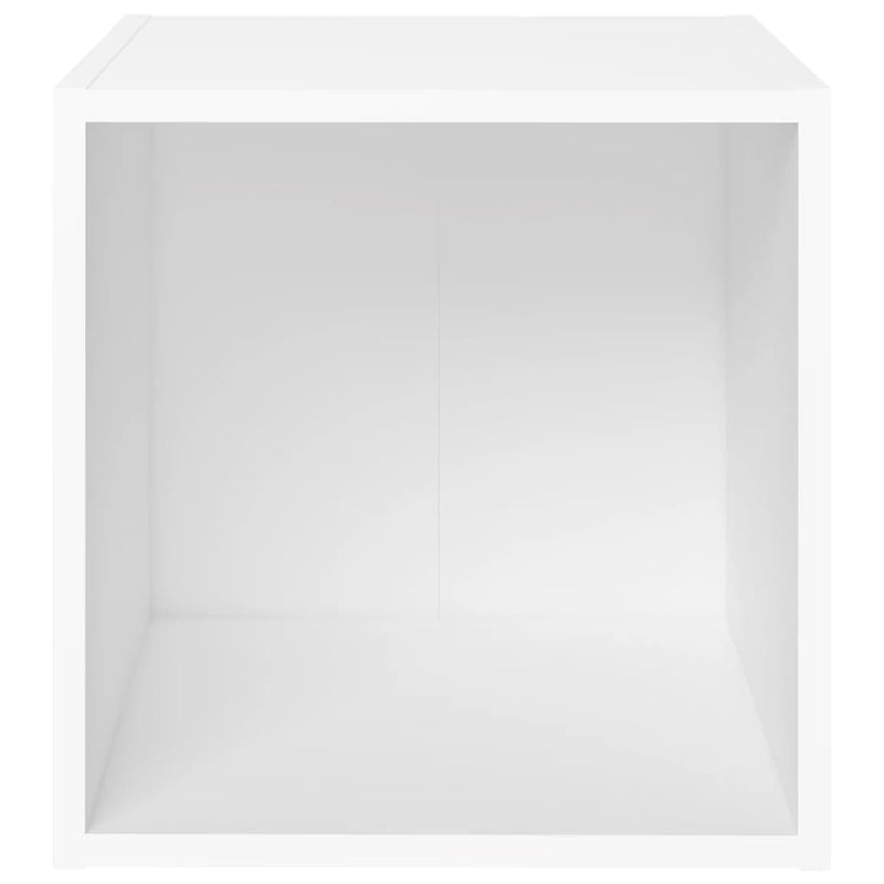 Dealsmate  5 Piece TV Cabinet Set White Engineered Wood