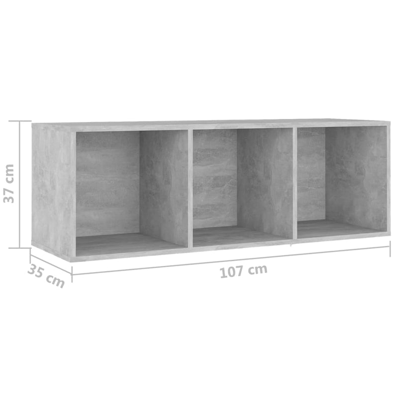 Dealsmate  3 Piece TV Cabinet Set Concrete Grey Engineered Wood