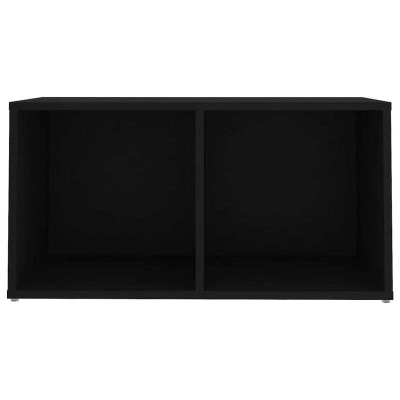 Dealsmate  6 Piece TV Cabinet Set Black Engineered Wood