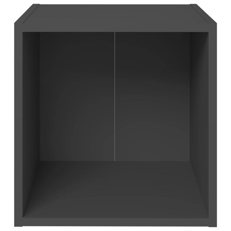 Dealsmate  4 Piece TV Cabinet Set Grey Chipboard