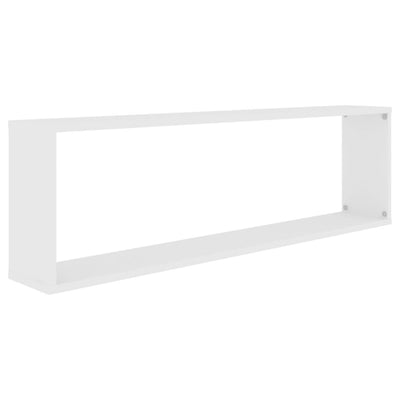 Dealsmate  Wall Cube Shelves 6 pcs White 100x15x30 cm Engineered Wood