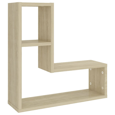 Dealsmate  Wall Shelves 2 pcs Sonoma Oak 50x15x50 cm Engineered Wood