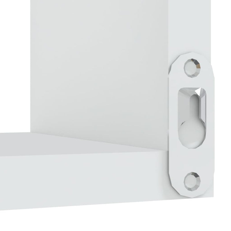 Dealsmate  Wall Corner Shelf White 40x40x50 cm Engineered Wood