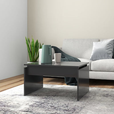 Dealsmate  Coffee Table Grey 68x50x38 cm Engineered Wood