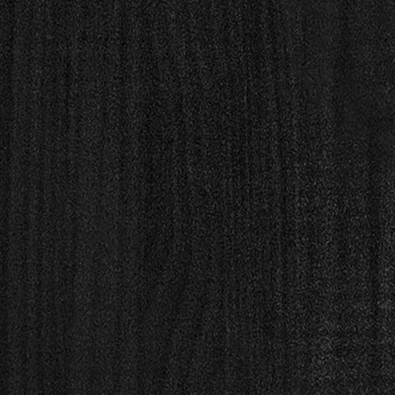 Dealsmate  5-Tier Book Cabinet Black 100x30x175 cm Pinewood