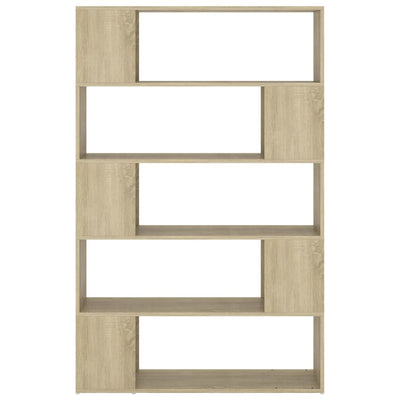 Dealsmate  Book Cabinet Room Divider Sonoma Oak 100x24x155 cm Engineered Wood