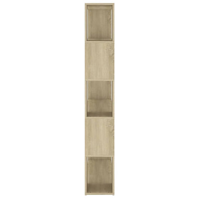 Dealsmate  Book Cabinet Room Divider Sonoma Oak 100x24x155 cm Engineered Wood