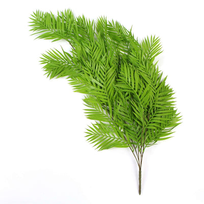 Dealsmate Hanging Fresh Green Bamboo Leaf Fern UV Resistant 80cm