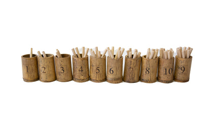 Dealsmate Bamboo Counting set