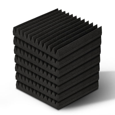Dealsmate Alpha 40pcs Acoustic Foam Panels Tiles Studio Sound Absorbtion Wedge 30X30CM