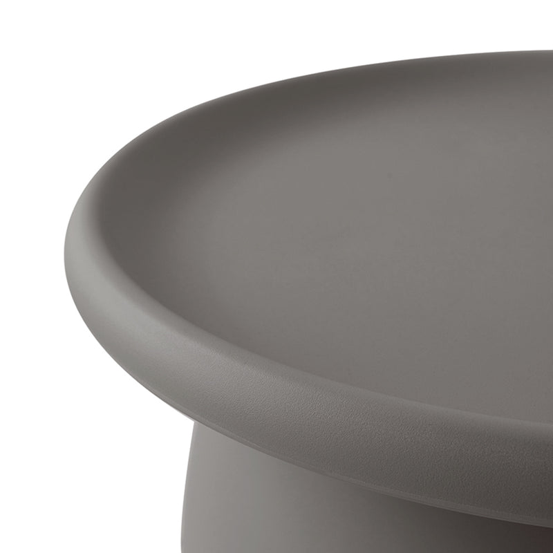 Dealsmate In Coffee Table Mushroom Nordic Round Large Side Table 70CM Grey