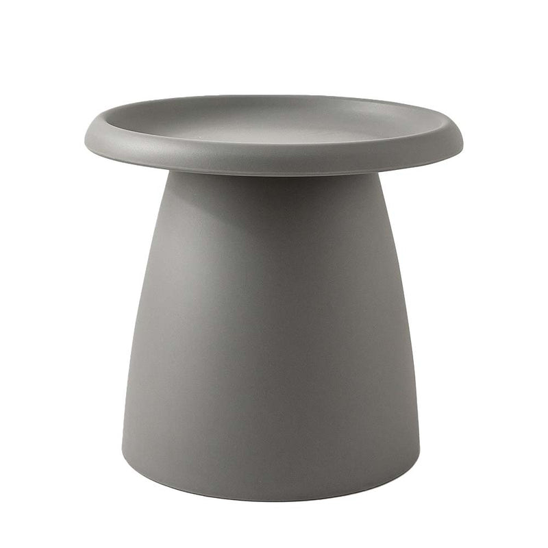 Dealsmate In Coffee Table Mushroom Nordic Round Small Side Table 50CM Grey
