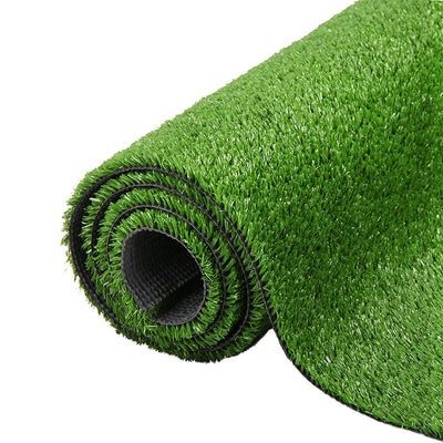 Dealsmate Primeturf Artificial Grass 10mm 2mx10m 20sqm Synthetic Fake Turf Plants Plastic Lawn Olive