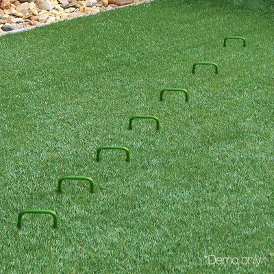 Dealsmate Primeturf Artificial Grass 100pcs Synthetic Pins Fake Lawn Turf Weed Mat Pegs Joining Tape