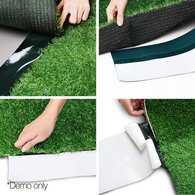 Dealsmate Primeturf Artificial Grass 15cmx10m Synthetic Self Adhesive Turf Joining Tape Weed Mat