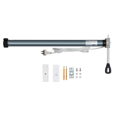 Dealsmate Instahut 240V Replacement Motor w/ remote 40NM Folding Arm Awning Outdoor Blind