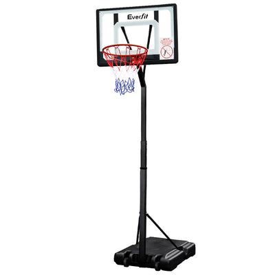 Dealsmate  Adjustable Portable Basketball Stand Hoop System Rim