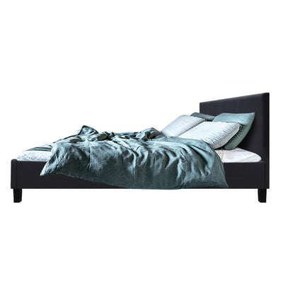Dealsmate  Bed Frame Queen Size Charcoal NEO