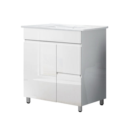 Dealsmate Cefito 750mm Bathroom Vanity Cabinet Unit Wash Basin Sink Storage Freestanding White