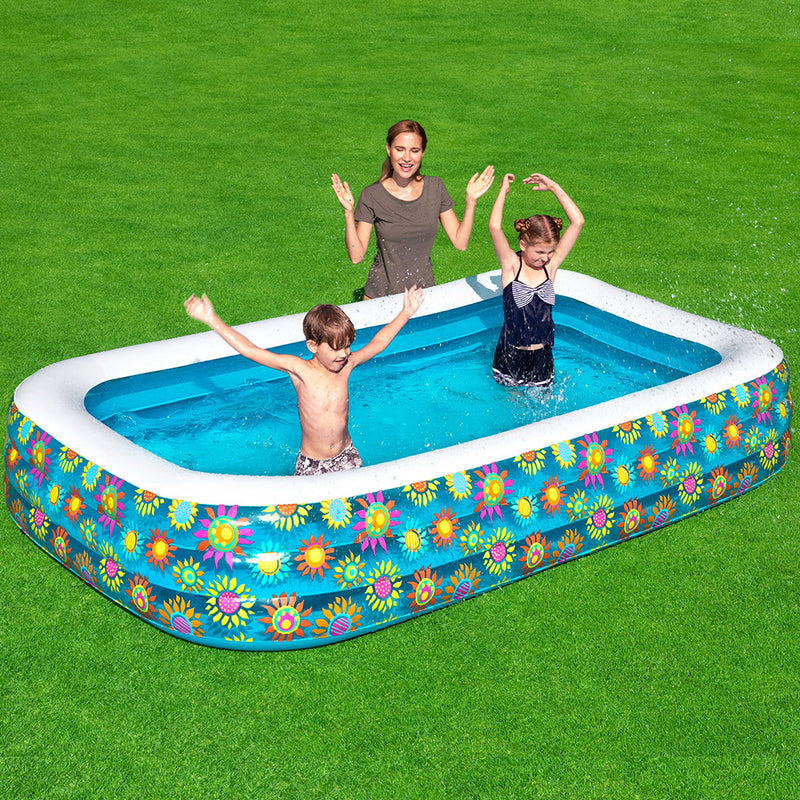 Dealsmate  Kids Pool 305x183x56cm Inflatable Above Ground Swimming Pools 1161L