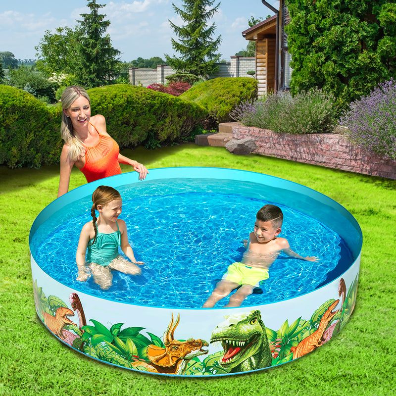 Dealsmate  Kids Swimming Pool Above Ground Play Fun Round Fill-n-Fun Pools