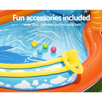 Dealsmate  Kids Pool 265x265x104cm Inflatable Above Ground Swimming Play Pools 208L
