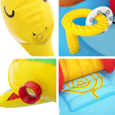 Dealsmate  Swimming Pool Above Ground Inflatable Kids Play Wild West Pools Toy Game