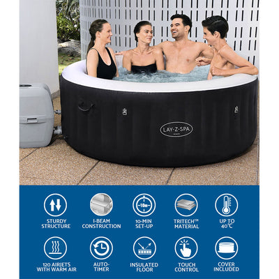 Dealsmate  Inflatable Spa Pool Massage Hot Tub Portable Spa Outdoor Bath Pools