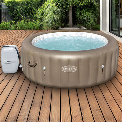 Dealsmate  Inflatable Spa Pool Massage Hot Tub Portable Lay-Z Spa Bath Pools