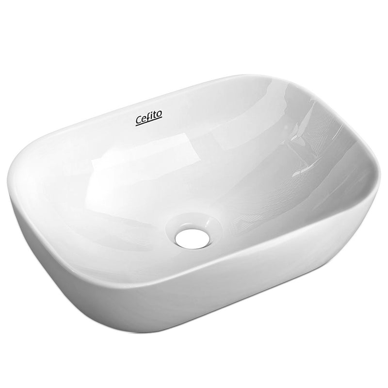 Dealsmate Cefito Ceramic Bathroom Basin Sink Vanity Above Counter Basins White Hand Wash