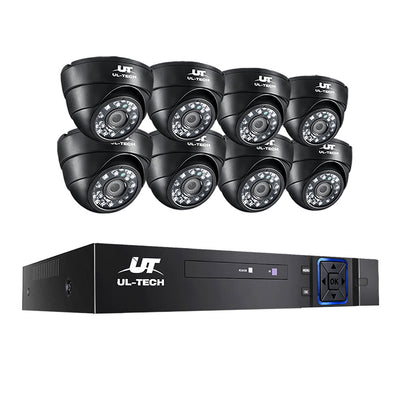 Dealsmate UL-tech 1080P CCTV Security Camera 8CH Dome DVR