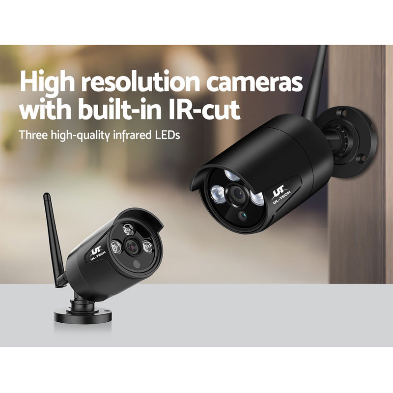 Dealsmate UL-TECH 3MP Wireless Security Camera System IP CCTV Home