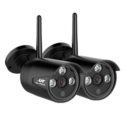 Dealsmate UL-tech Wireless CCTV System 2 Camera Set For DVR Outdoor Long Range 3MP