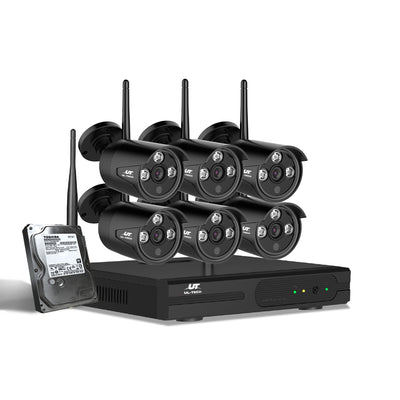 Dealsmate UL-tech 3MP Wireless CCTV Security System Camera Home Set Outdoor 1TB IP 8CH