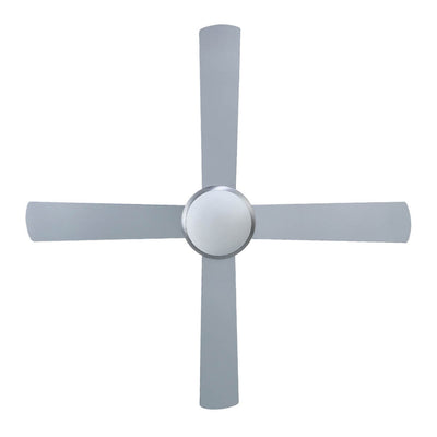 Dealsmate Devanti 52'' Ceiling Fan w/Light w/Remote Timer - Silver