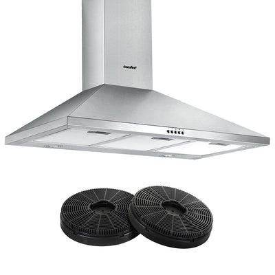 Dealsmate Comfee Rangehood 900mm Stainless Steel Canopy With 2 PCS Filter Replacement Combo