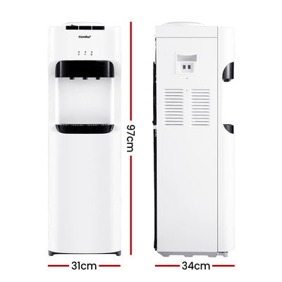 Dealsmate Comfee Water Dispenser Cooler Chiller Hot Cold Taps Purifier Stand White Black