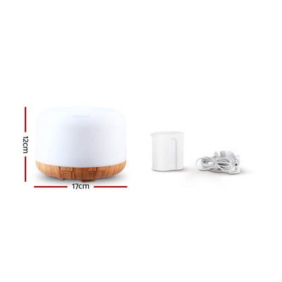 Dealsmate Devanti Aroma Diffuser Aromatherapy Humidifier 500ml
