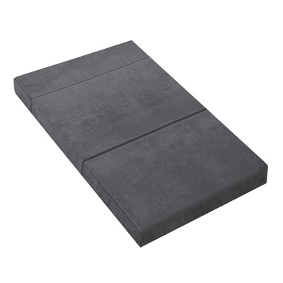 Dealsmate Giselle Bedding Foldable Mattress Folding Foam Bed Mat Double Grey