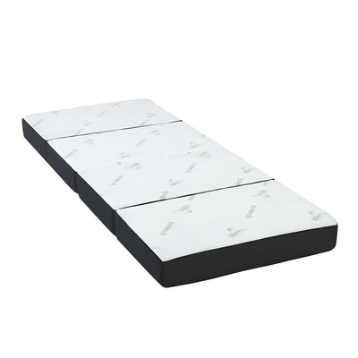 Dealsmate Giselle Bedding Portable Mattress Folding Foldable Foam Floor Bed Tri Fold 180cm