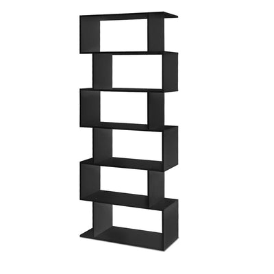 Dealsmate  6 Tier Display Shelf - Black