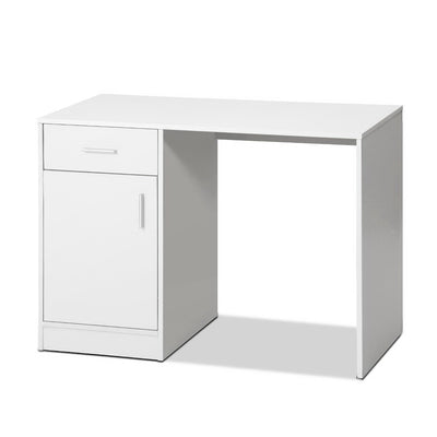 Dealsmate  Computer Desk Drawer Cabinet White 100CM