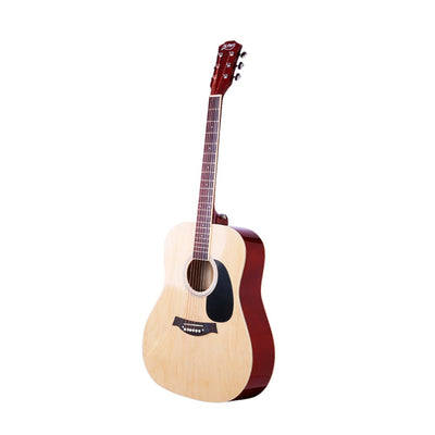 Dealsmate ALPHA 41 Inch Wooden Acoustic Guitar Natural Wood