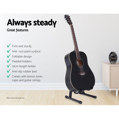 Dealsmate Alpha Guitar Stand Folding Portable Floor Rack Holder