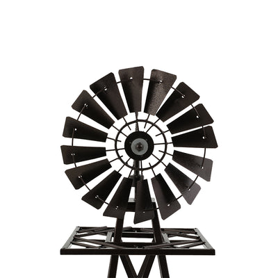 Dealsmate Garden Windmill 160cm Metal Ornaments Outdoor Decor Ornamental Wind Mill