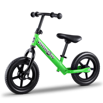 Dealsmate  Kids Balance Bike Ride On Toys Push Bicycle Wheels Toddler Baby 12 Bikes Green