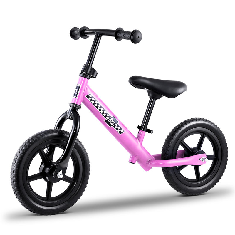 Dealsmate  Kids Balance Bike Ride On Toys Push Bicycle Wheels Toddler Baby 12 Bikes Pink