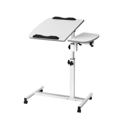 Dealsmate  Laptop Table Desk Adjustable Stand - White