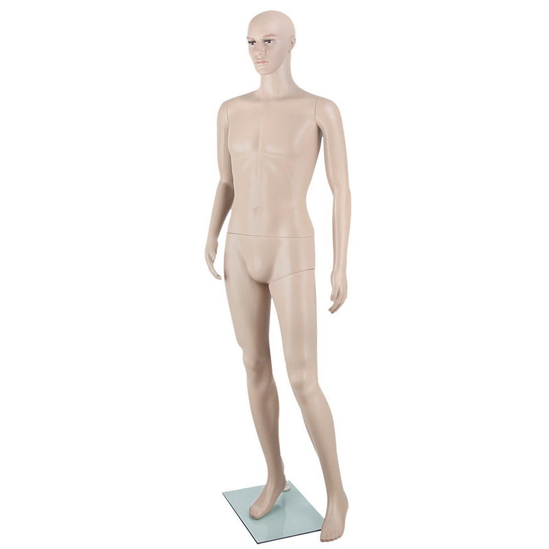 Dealsmate 186cm Tall Full Body Male Mannequin - Skin Coloured