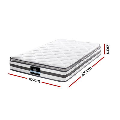 Dealsmate Giselle Bedding Normay Bonnell Spring Mattress 21cm Thick King Single